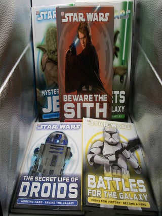 Item #042008 Star Wars Secrets of the Galaxy (Four Book Box Set: Jedi, Sith, Droids, Battles)....