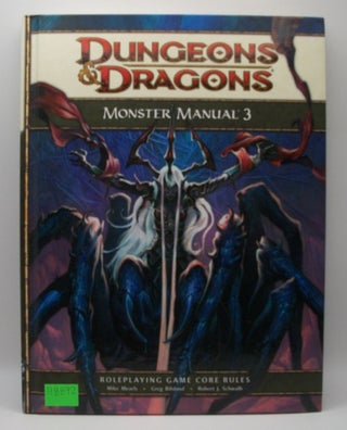 Dungeons & Dragons: Monster Manual 3. Mike Mearls, Greg Bilsland, Schwalb.
