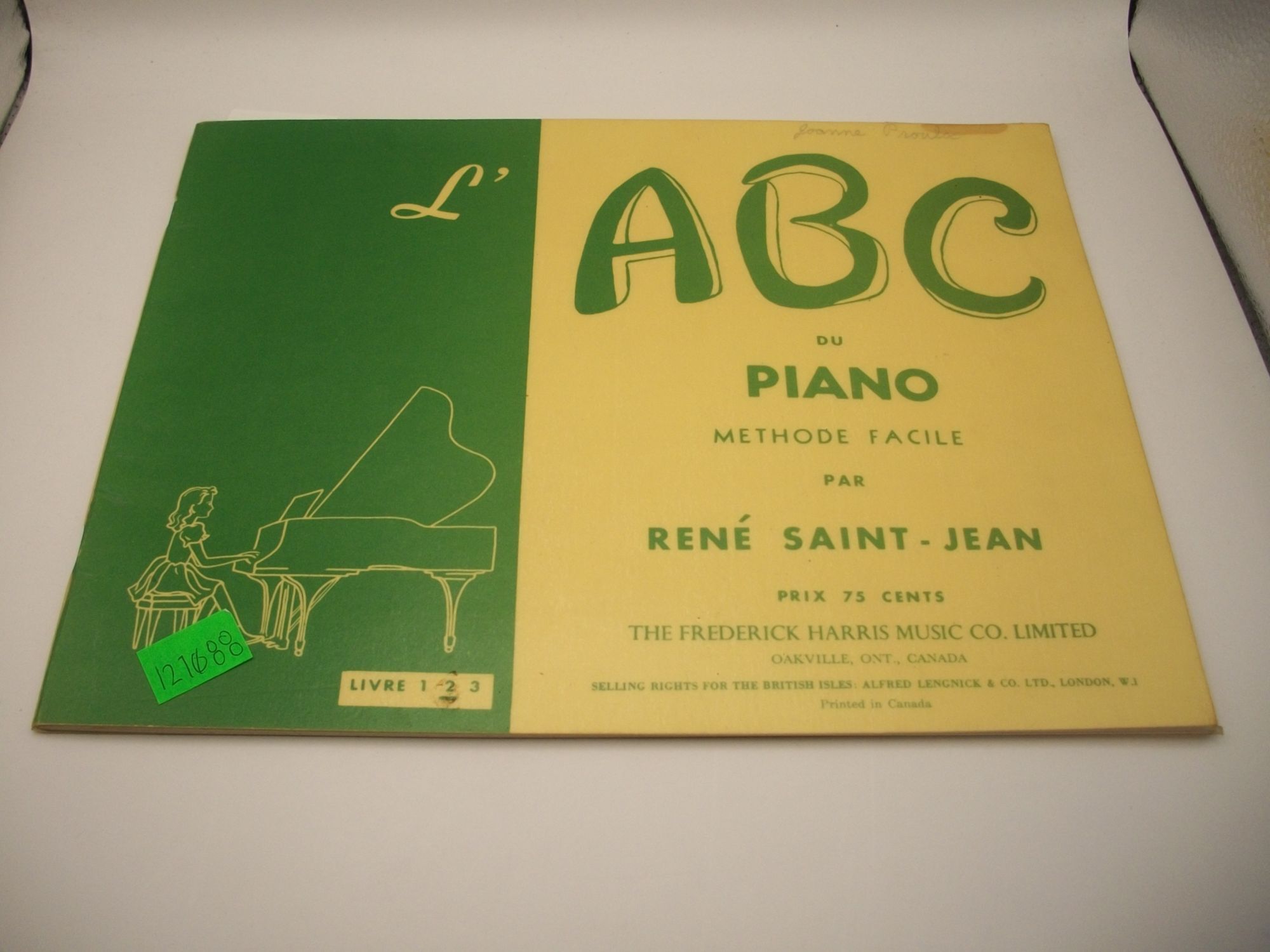 L'ABC du Piano Methode Facile 2ieme Partie | Rene Saint-Jean