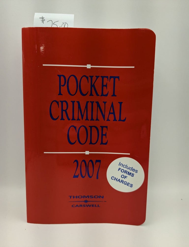 Pocket Criminal Code 2007
