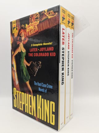 Item #125991 The Hard Case Crime Novels Box Set (Later/ Joyland/ The Colorado Kid). Stephen King