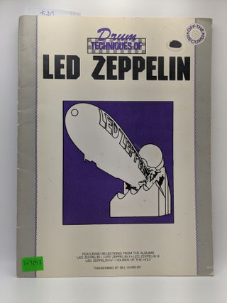 Item #129043 Drum Techniques of Led Zeppelin. Bill Wheeler, Transcriber