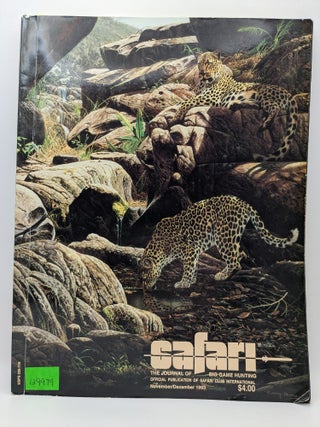 Item #129979 Safari: The Journal of Big Game Hunting, November/December 1993, Volume 19, Number...