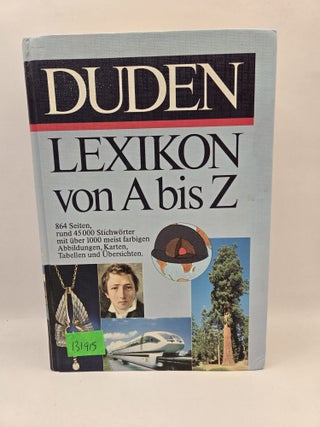 Item #131915 Duden Lexikon von A bis Z