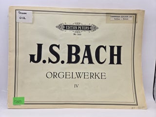 Item #132633 J.S. Bach: Orgelwerke IV (Nr. 243