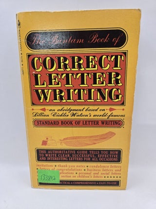Item #133892 The Bantam Book of Correct Letter Writing