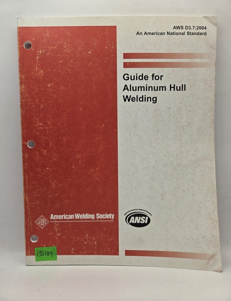 Item #135189 Guide for Aluminum Hull Welding