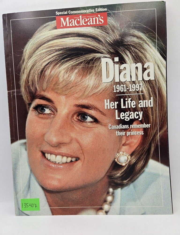 Item #135407 Maclean's Magazine: Diana 1961-1997, Her Life and Legacy